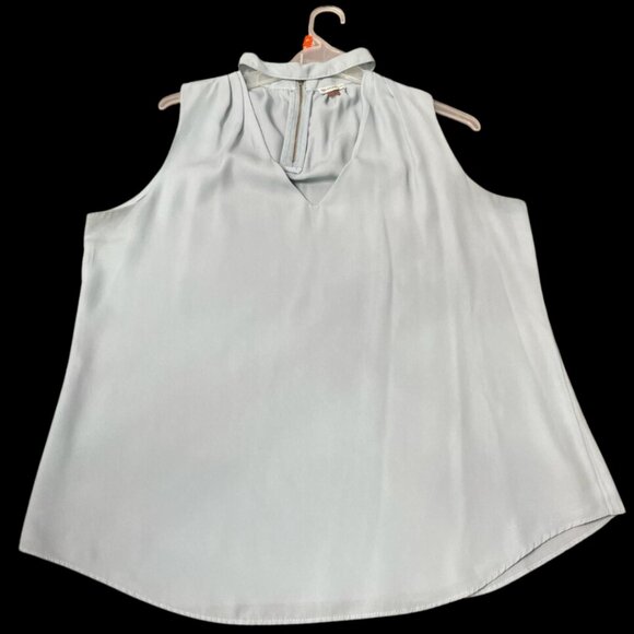 💙 Large SIONI Women’s Light Blue V-Neck Blouse 💙 - Picture 1 of 7